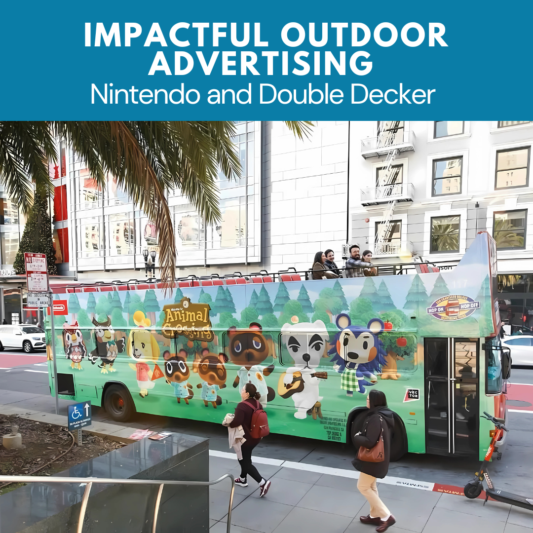 Impactful Outdoor Advertising: Nintendo and Double Decker